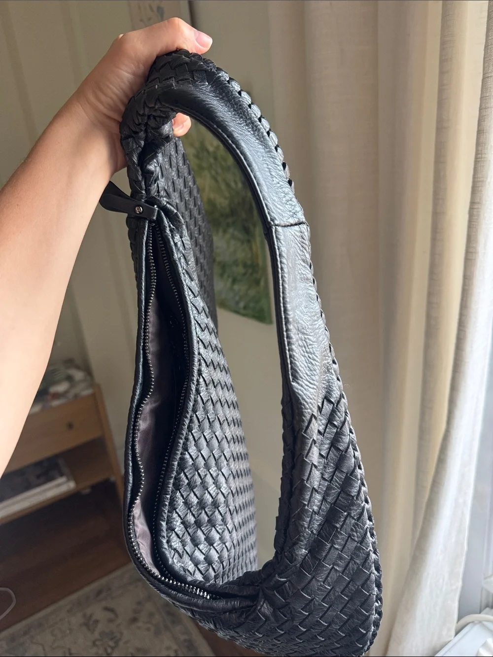 Black Woven Bag